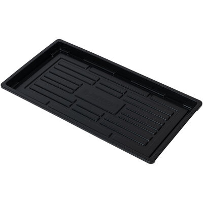 Polypro Endurance Shallow Speed Tray (No Holes), Black – 4 Count Support Trays
