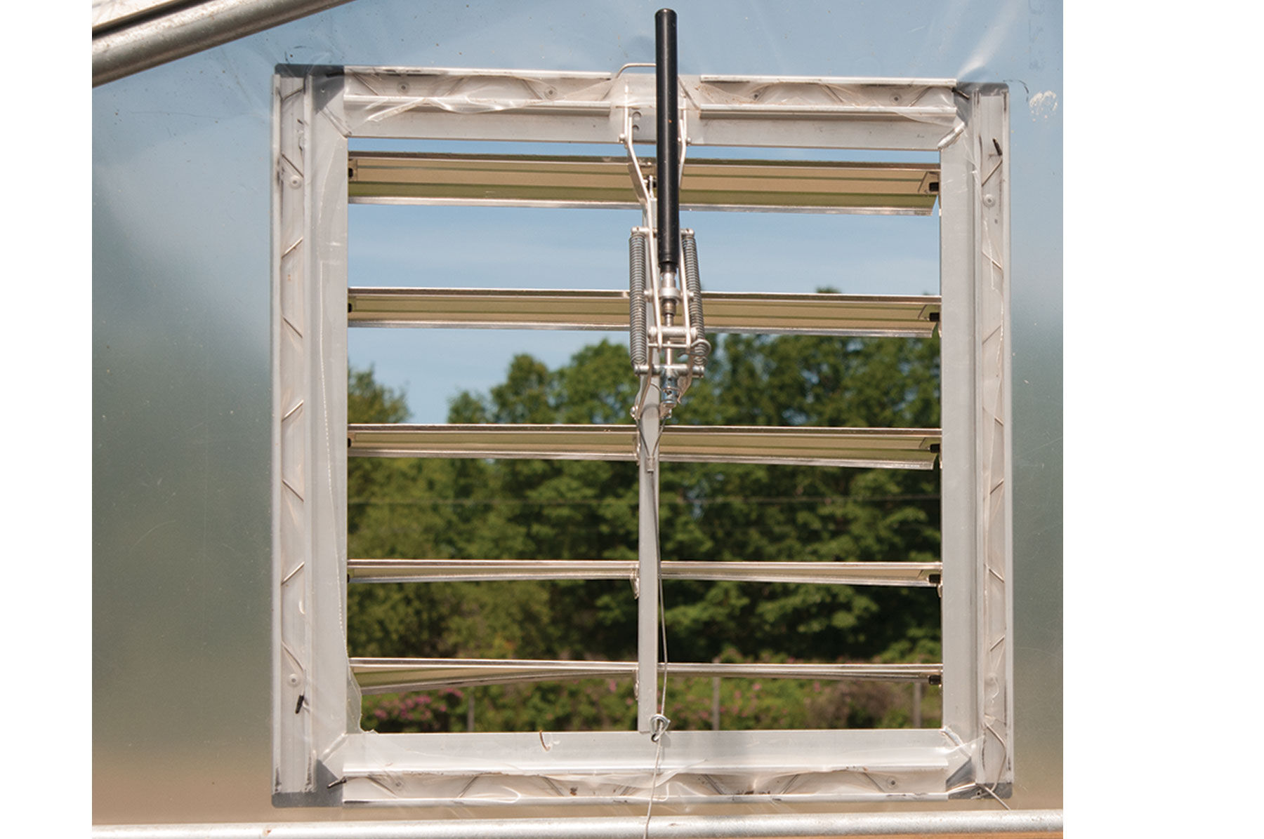 High Tunnel Vent w/ Auto Opener &ndash; 30" x 30" Greenhouse and Tunnel Supplies