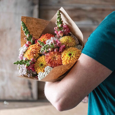 Kraft Paper Square Sheets &ndash; L Flower Post-Harvest