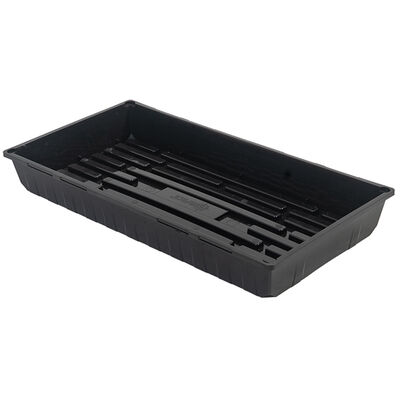 Polypro Endurance Deep Tray (No Holes), Black – 4 Count Support Trays