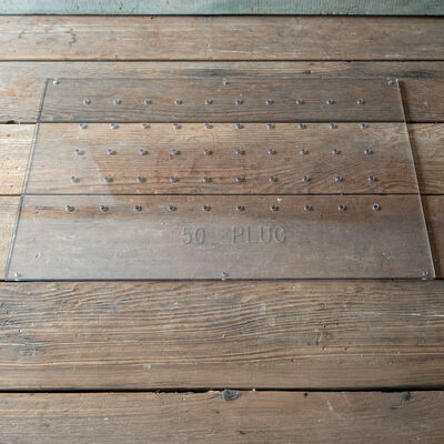 50-Hole Plug Tray Conversion Plate Drop Seeders
